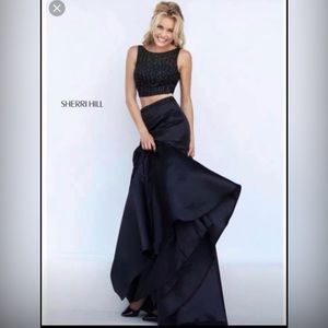 SHERRI HILL TWO PIECE PROM DRESS 50098